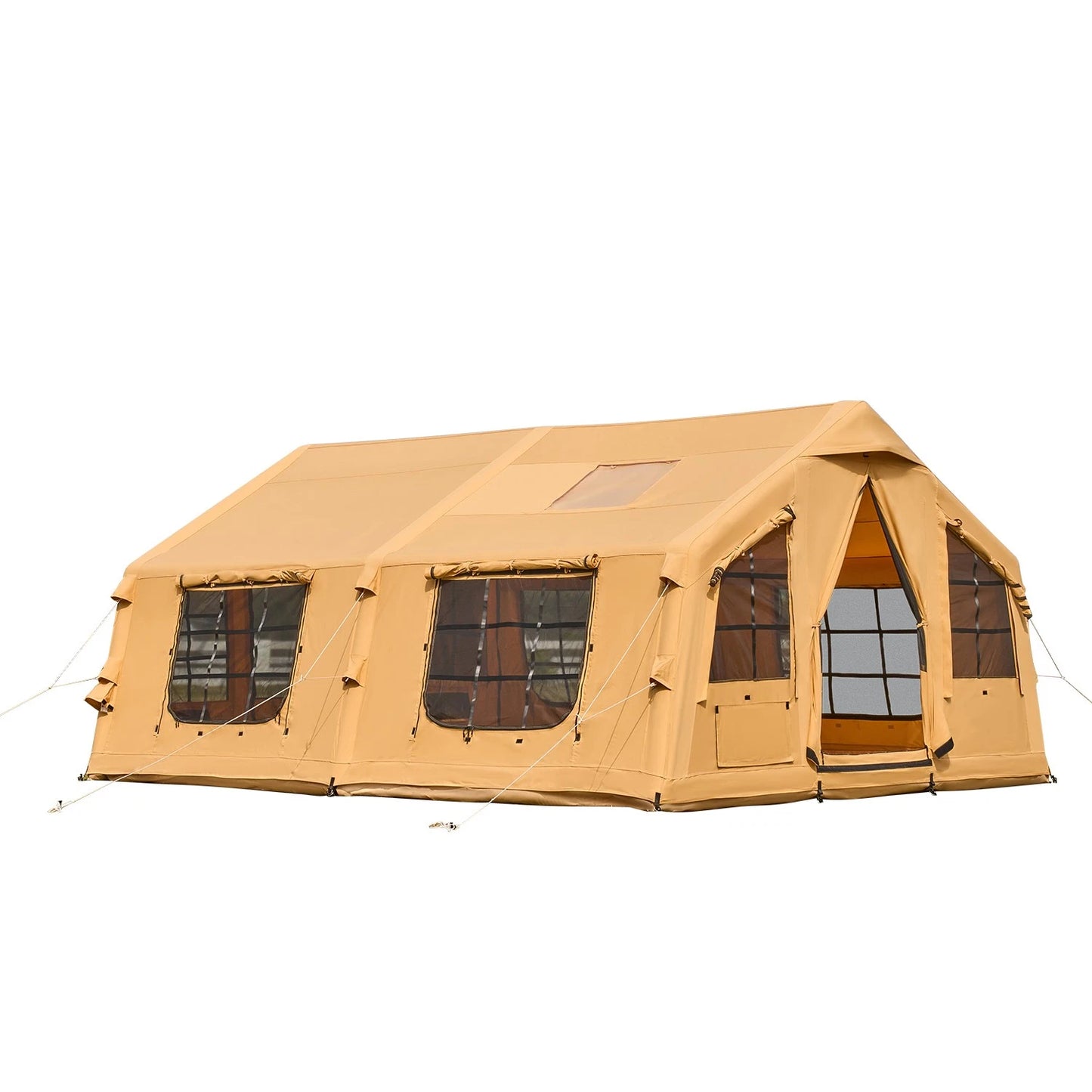 Inflatable Tents for Camping 8–12 Person Glamping Window Tent w/ Hand Pump